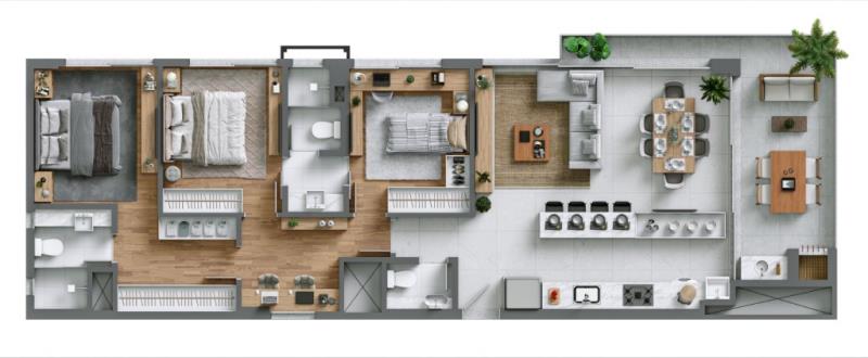 Apartamento à venda com 3 quartos, 108m² - Foto 8