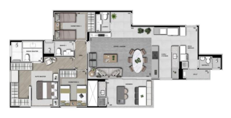 Apartamento à venda com 3 quartos, 131m² - Foto 6