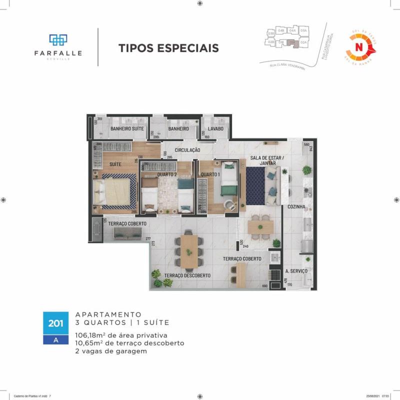 Apartamento à venda com 3 quartos, 117m² - Foto 6