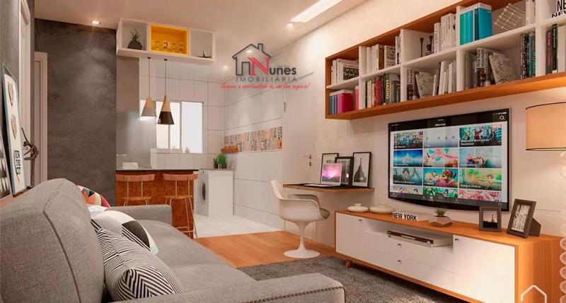 Apartamento à venda com 2 quartos, 41m² - Foto 2