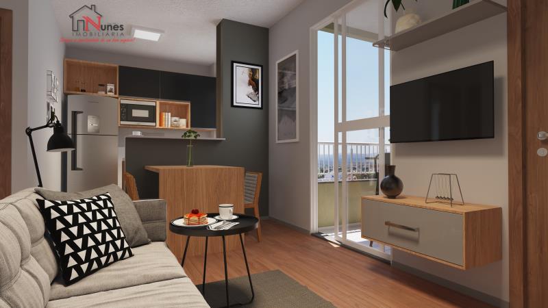 Apartamento à venda com 2 quartos, 38m² - Foto 3